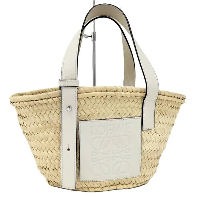 Loewe Basket Bag Small Straw Anagram in Raffia from The Reluxe, photo 1 of 1