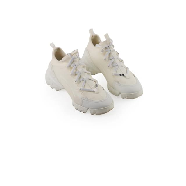Dior Women's Sneakers White Size 37.5 in White Leather from The Purse Affair, photo 1 of 1