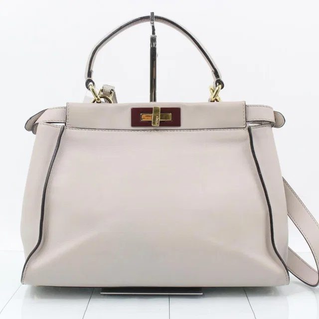 Fendi Peekaboo 2-Way Medium Greige Bag in Taupe from The Reluxe, photo 1 of 1