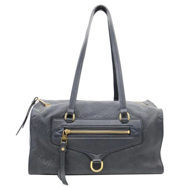 Louis Vuitton Inspiree Monogram Empreinte Leather Shoulder Bag Navy Blue in Navy Leather from Dallas Designer Handbags, photo 1 of 1