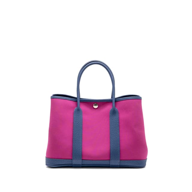 Hermès garden party 30 negonda/canvas magnolia/bleu brighton SHW stamp C in Blue Canvas from EMIER, photo 1 of 1