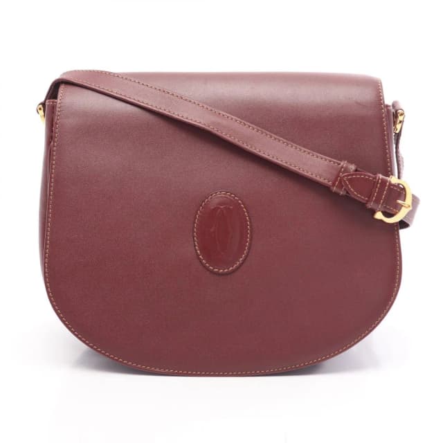 Cartier Shoulder Bag Must Line Bordeaux Leather in Burgundy Leather from The Reluxe, photo 1 of 1