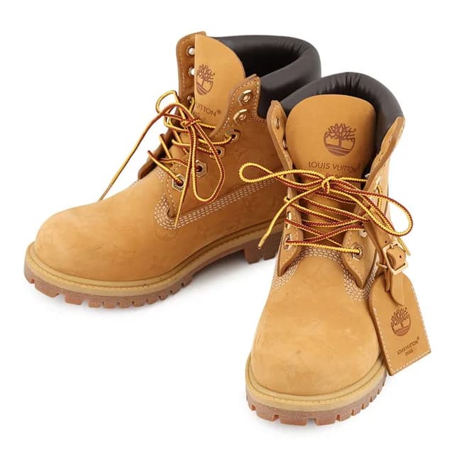 Louis Vuitton Boots Timberland Collaboration Inch Premium 3.5 Shoes 6 in Suede from The Reluxe, photo 1 of 1
