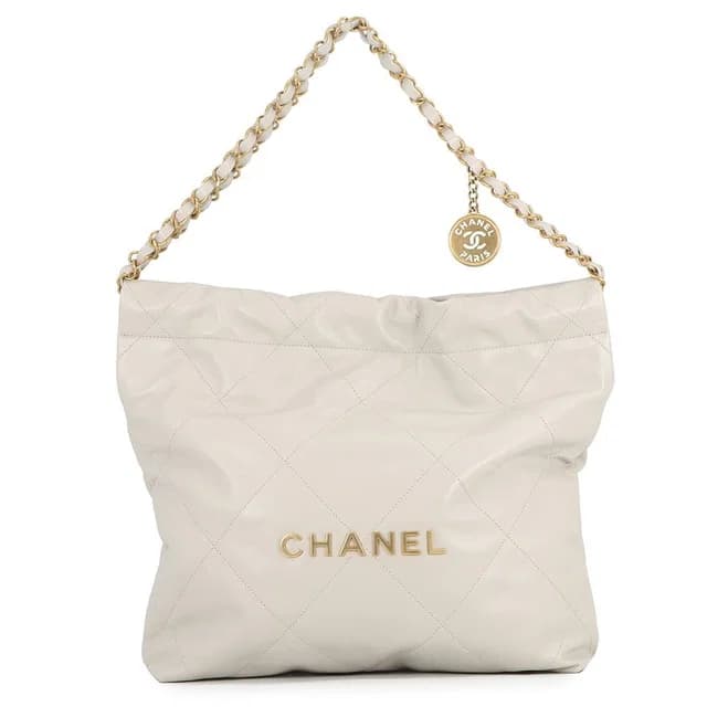 Chanel Handbag 22 Quilted Small Shiny Calfskin in Calfskin from The Reluxe, photo 1 of 1