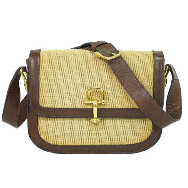 Celine Canvas Shoulder Bag Beige in Beige Canvas from The Reluxe, photo 1 of 1