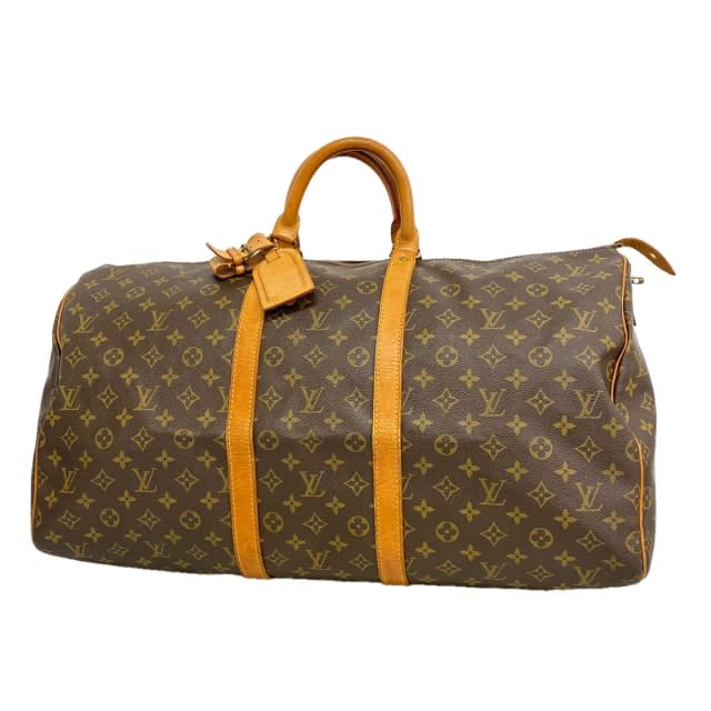 Louis Vuitton Boston Bag Monogram Keepall 55 Brown in Brown from The Reluxe, photo 1 of 1