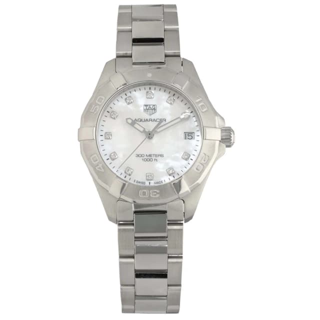 TAG Heuer Aquaracer WBD1314 32mm Stainless Steel Watch from H&T, photo 1 of 1
