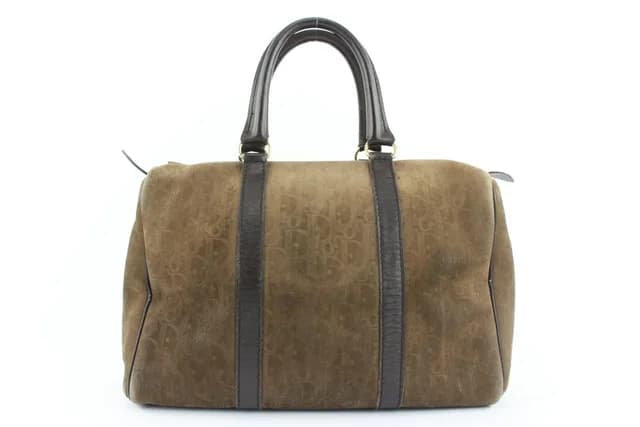 Dior Embossed Suede Monogram Trotter Boston Bag in Suede from Bagriculture, photo 1 of 1