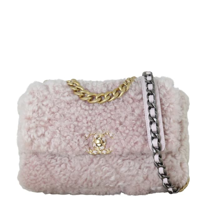 Chanel 19 Flap Bag Medium Shearling from Luxe.It.Fwd, photo 1 of 1
