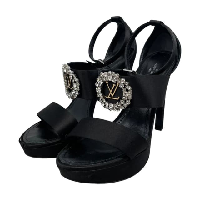 High Heels Madeleine Line Sandals LV Logo Bijou Rhinestone 37.5 from The Reluxe, photo 1 of 1