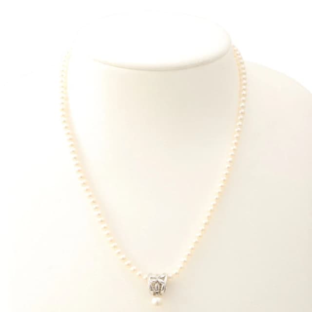 Tasaki Pearl design necklace white from VINTAGE QOO TOKYO, photo 1 of 1