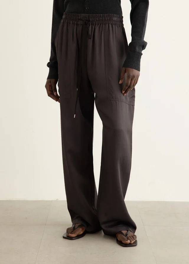 Studio Nicholson Elasticated Waist Pants in SLATE, image 1 of 1 from Incu