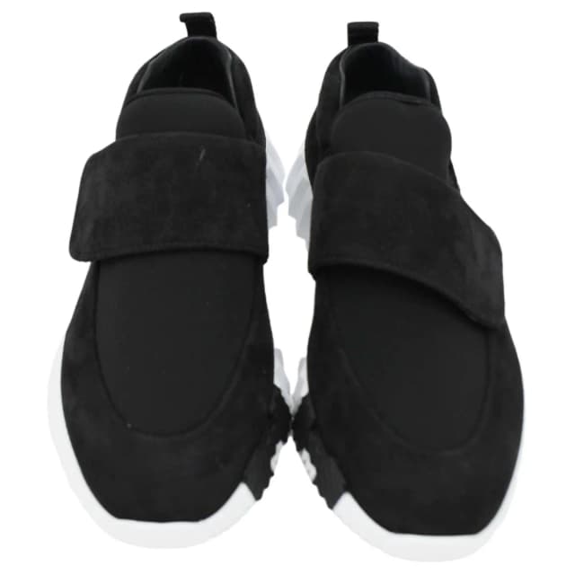 Hermès Low Top Bouncing Suede Sneaker Black Size 34 in Black Suede from Dallas Designer Handbags, photo 1 of 1