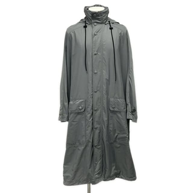 Balenciaga Coat 34 Gray Long Sleeve Autumn in Grey Nylon from The Reluxe, photo 1 of 1