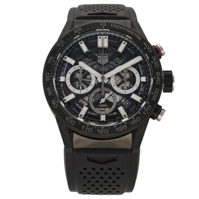 TAG Heuer Carrera CBG2016 43mm Carbon Watch from H&T, photo 1 of 1
