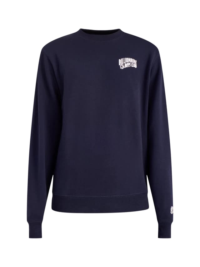Billionaire Boys Club Small Arch Logo Crewneck Navy in Navy/White Logo, image 1 of 1 from Fenwick