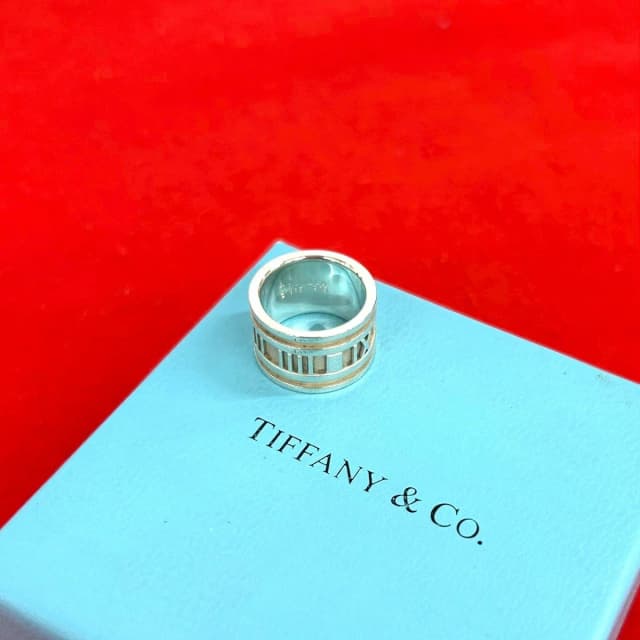 Tiffany & Co. Vintage Atlas Wide Ring 925 Sterling Silver in Silver from The Reluxe, photo 1 of 1