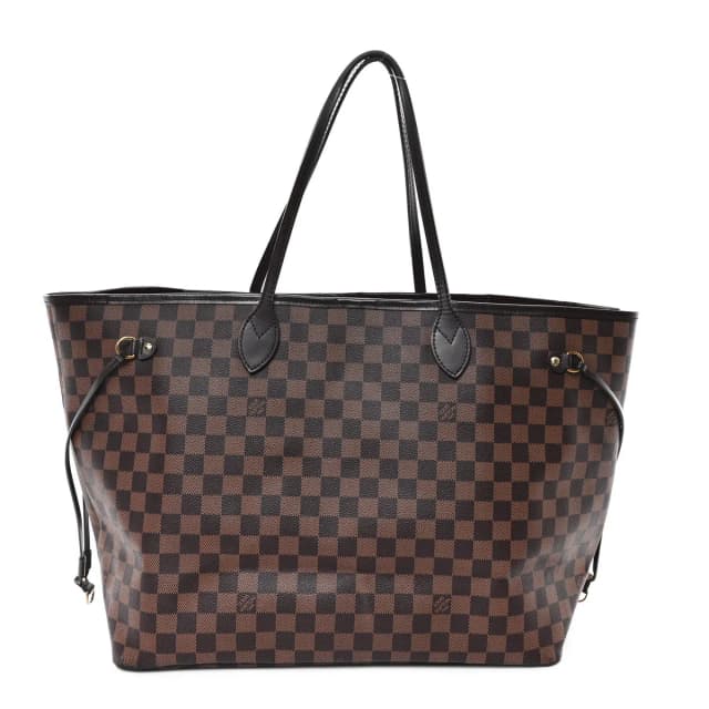 Louis Vuitton Neverfull GM Damier Ebene Coated Canvas Bag - Brown in Brown Coated canvas from H&T, photo 1 of 1