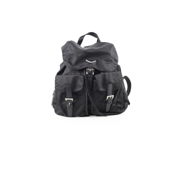 Prada Re-Nylon Medium Black Backpack in Black Nylon from The Purse Affair, photo 1 of 1