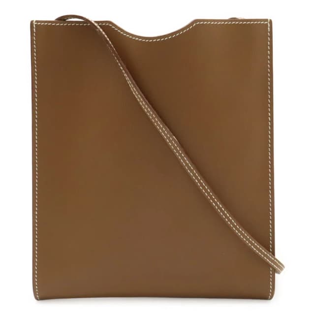 Hermès Onimaitou Shoulder Bag Pochette Crossbody Leather Brown in Brown Leather from The Reluxe, photo 1 of 1