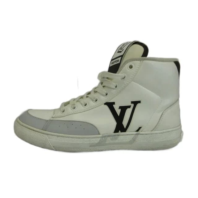 Charlie Line Sneakers Leather High Cut Monogram LV Logo in Leather from The Reluxe, photo 1 of 1