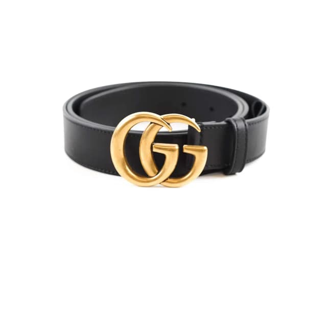 Gucci GG Belt Black Size 95 in Black Leather from The Purse Affair, photo 1 of 1