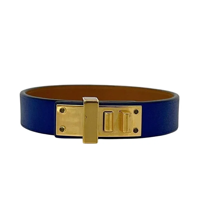 Hermès Bracelet Mini Dog Navy Swift Leather in Navy Swift leather from The Reluxe, photo 1 of 1