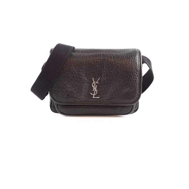 Saint Laurent Small Niki Messenger Grained Lambskin Black in Black Lambskin from The Purse Affair, photo 1 of 1