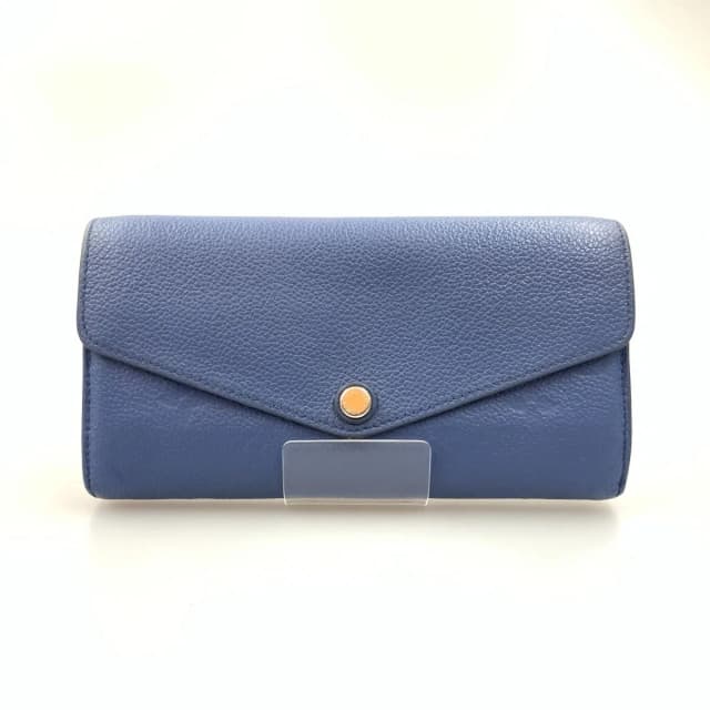 Louis Vuitton Monogram Empreinte Portefeuille Sarah Bifold Wallet Blue in Blue from The Reluxe, photo 1 of 1