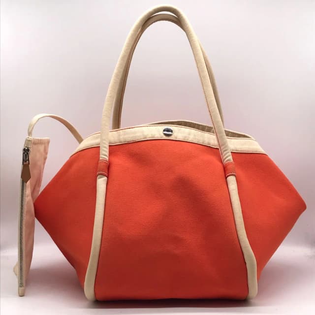 Hermès Canvas Sac Baga GM Tote Bag Orange in Orange Canvas from The Reluxe, photo 1 of 1
