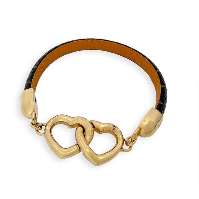 Louis Vuitton Bracelet Gold in Gold Coated canvas from The Reluxe, photo 1 of 1