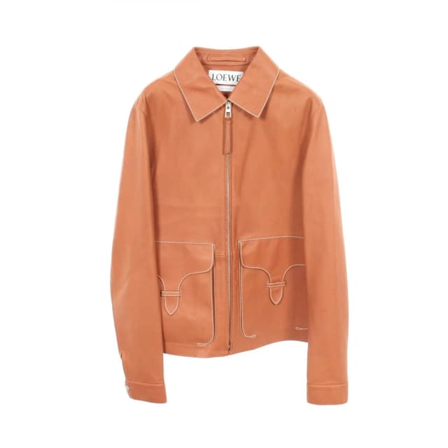 Loewe Jacket Brown in Brown Leather from The Reluxe, photo 1 of 1