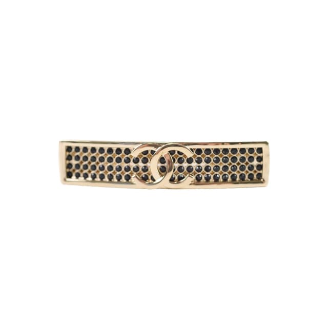 Chanel Tone Chain Interlocking CC Hair Clip in Gold from The Purse Affair, photo 1 of 1