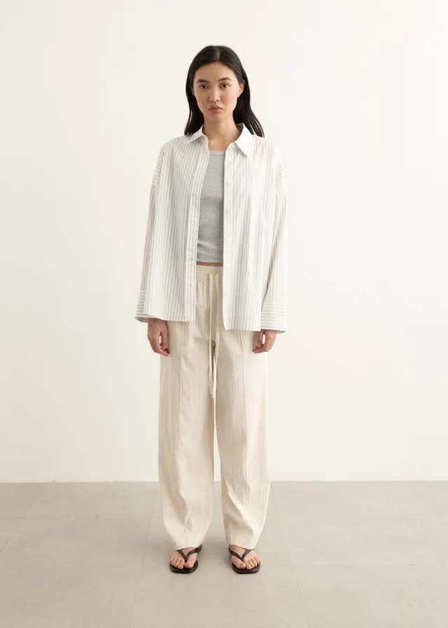 Incu Collection Clarity Lounge Pants in NATURAL WHITE, image 1 of 1 from Incu