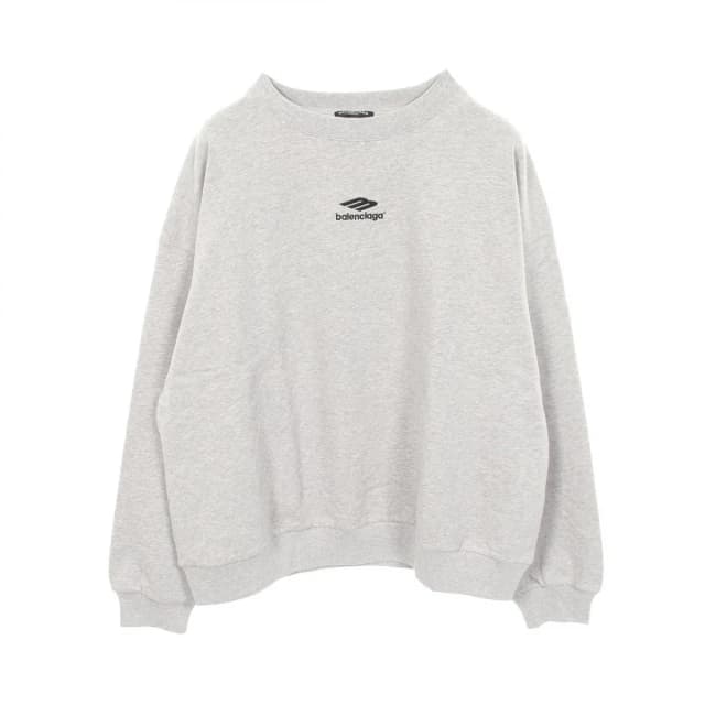 Balenciaga Sweatshirt Logo Embroidery Gray Cotton in Grey from The Reluxe, photo 1 of 1
