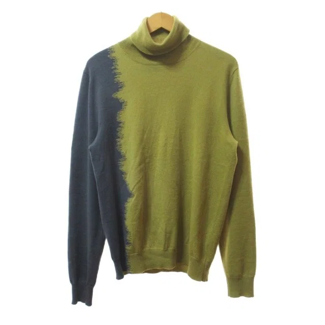 Hermès Wool Turtleneck Knit Gradient Sweater XS Yellow Gray in Grey Cashmere from The Reluxe, photo 1 of 1