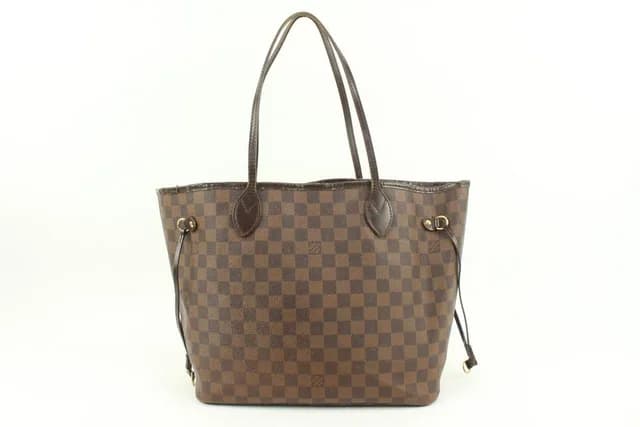 Louis Vuitton Damier Ebene Neverfull MM Tote Bag in Brown Canvas from Bagriculture, photo 1 of 1