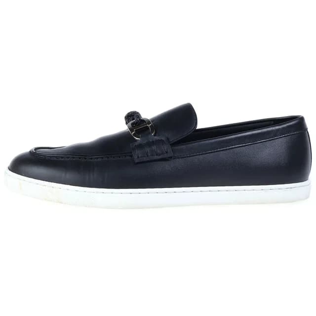 Hermès Moccasins Ignacio Leather Deck Shoes Low-Top Sneakers in Leather from The Reluxe, photo 1 of 1