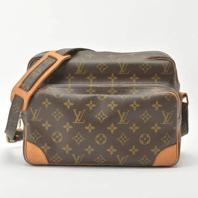 Louis Vuitton Nile Shoulder Bag Monogram Leather in Leather from The Reluxe, photo 1 of 1