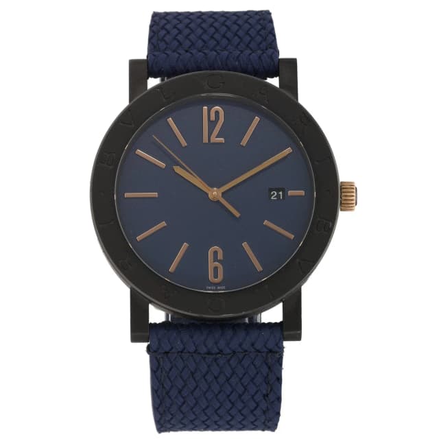 Bvlgari BB 41 S 41mm DLC Stainless Steel Watch from H&T, photo 1 of 1