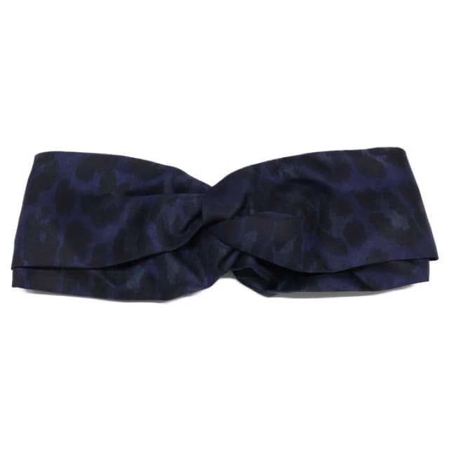 Dior Leopard Print Silk Headband in Silk from The Reluxe, photo 1 of 1