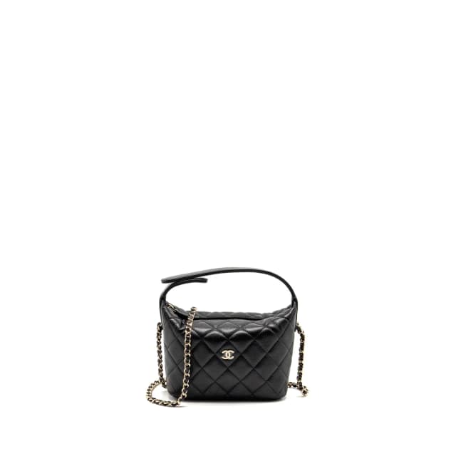 Chanel 25c Quilted Hobo Bag Caviar Black GHW (microchip) in Black Caviar leather from EMIER, photo 1 of 1