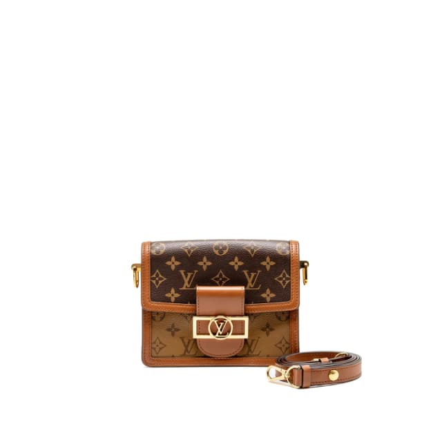 Louis Vuitton Mini Dauphine Monogram Reverse Canvas GHW in Canvas from EMIER, photo 1 of 1