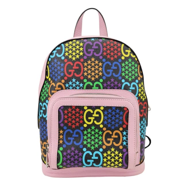 Gucci Psychedelic GG Supreme Monogram Canvas Backpack Bag Multicolor 601296 in Multicolor Coated canvas from Dallas Designer Handbags, photo 1 of 1