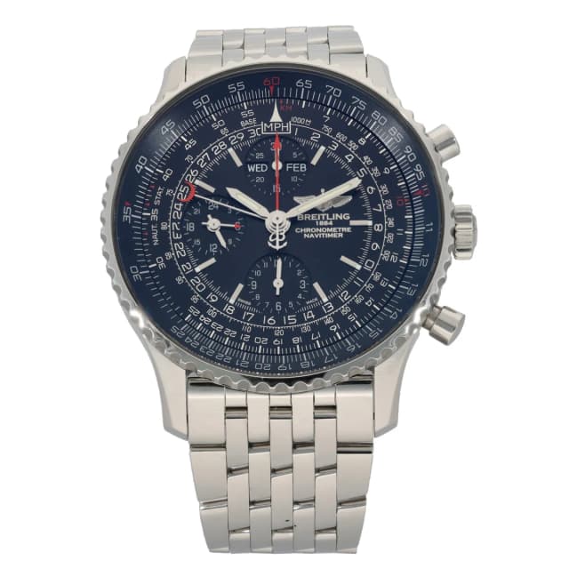 Breitling Navitimer A21350 46mm Stainless Steel Watch from H&T, photo 1 of 1