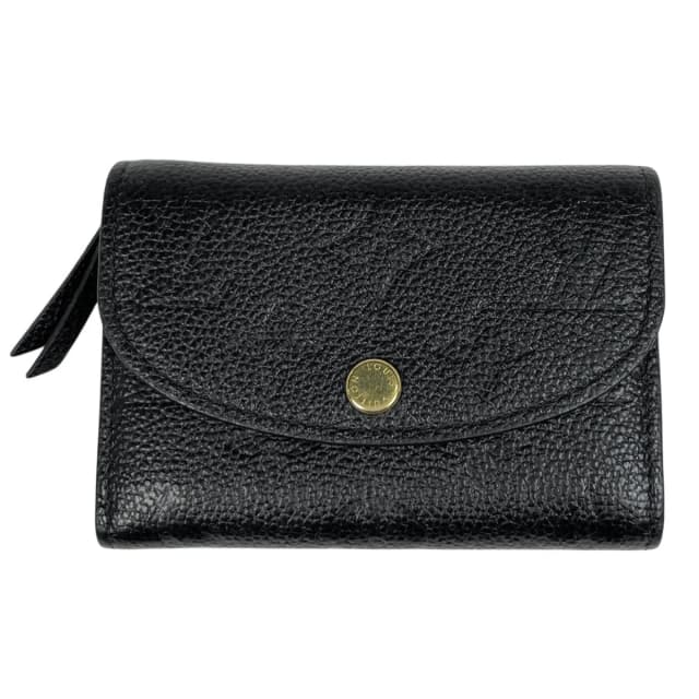 Louis Vuitton Porte-Monnaie Rosalie Card Case Coin Monogram Empreinte Noir in Black from The Reluxe, photo 1 of 1