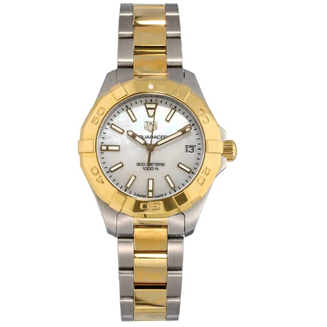 TAG Heuer Aquaracer WBD1320 35mm Bi-Colour Watch from H&T, photo 1 of 1