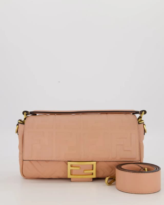 Fendi Blush Pink Baguette Bag in Pink Nappa leather from Sellier, photo 1 of 1