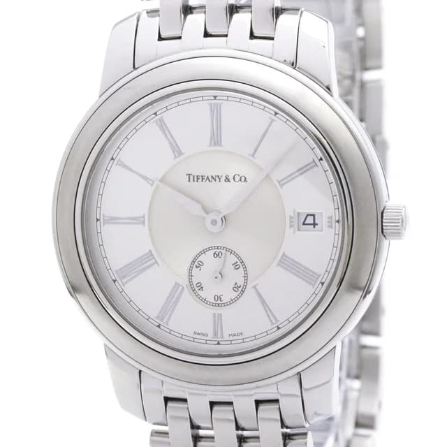 Tiffany & Co. Mark Round Stainless Steel Quartz Mens Watch Polished in Silver from Elady, photo 1 of 1