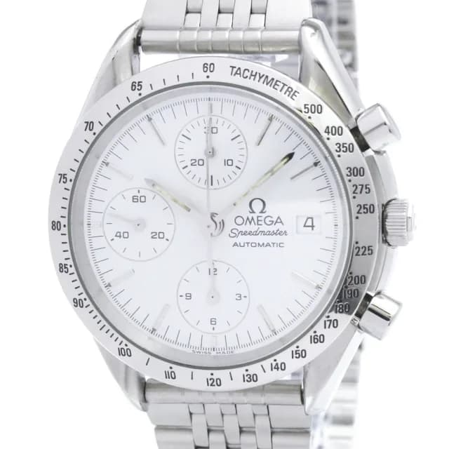 Omega Speedmaster Date Steel Automatic Mens Watch 3511.20 Polished in White from Elady, photo 1 of 1